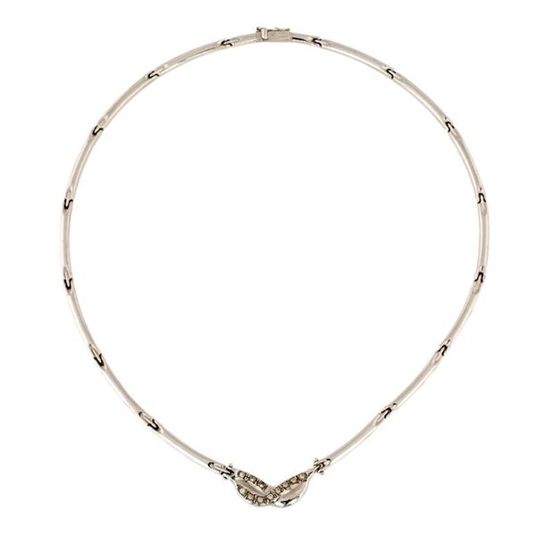 Collana in oro bianco