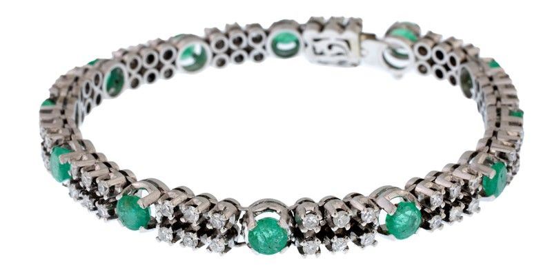 Bracciale con Smeraldi