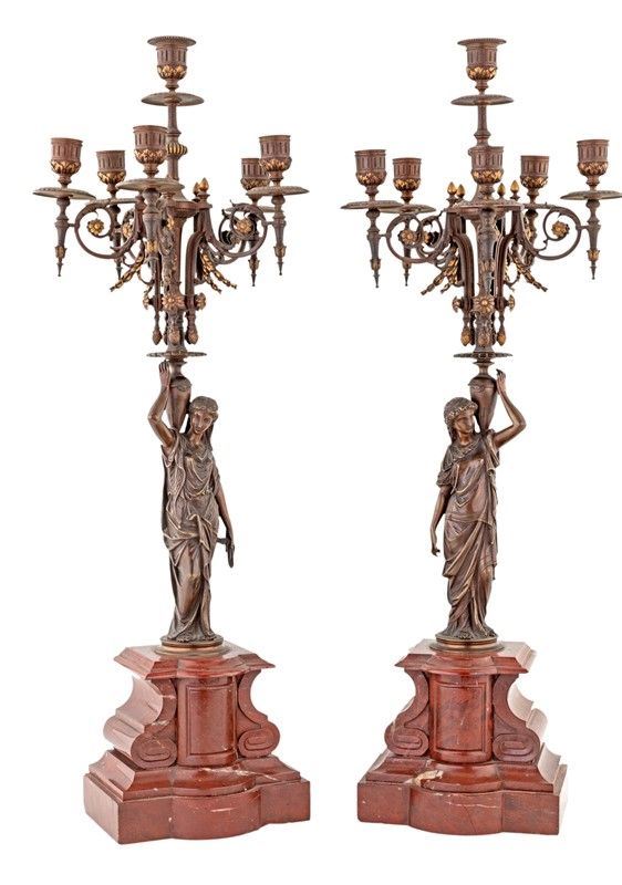 COPPIA DI CANDELIERI