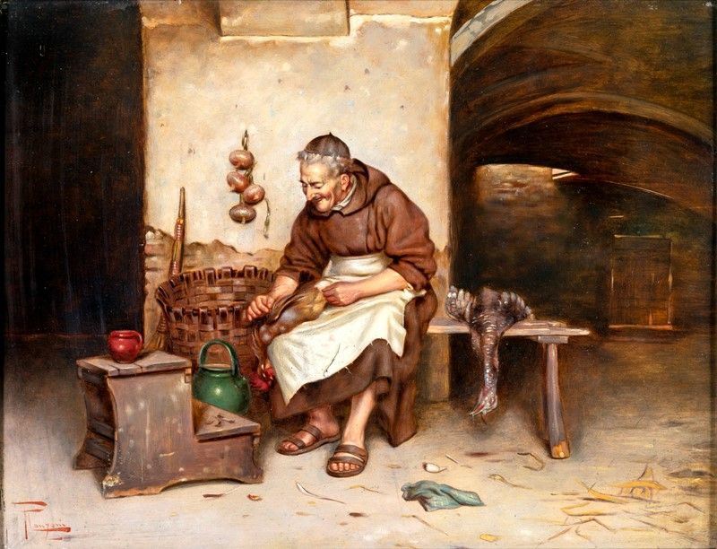 Pietro Lanzoni - Scena di Cucina