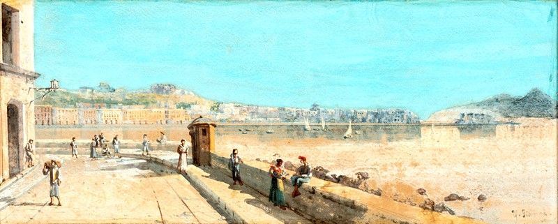 M. Gianni - Veduta del Golfo di Napoli