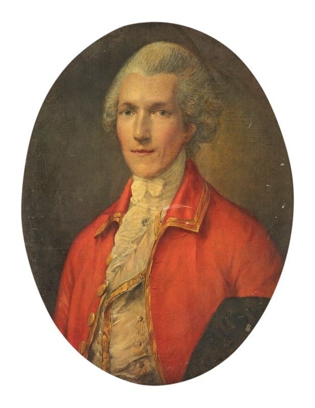 Scuola Inglese del XVIII Secolo - Ritratto di Gentiluomo