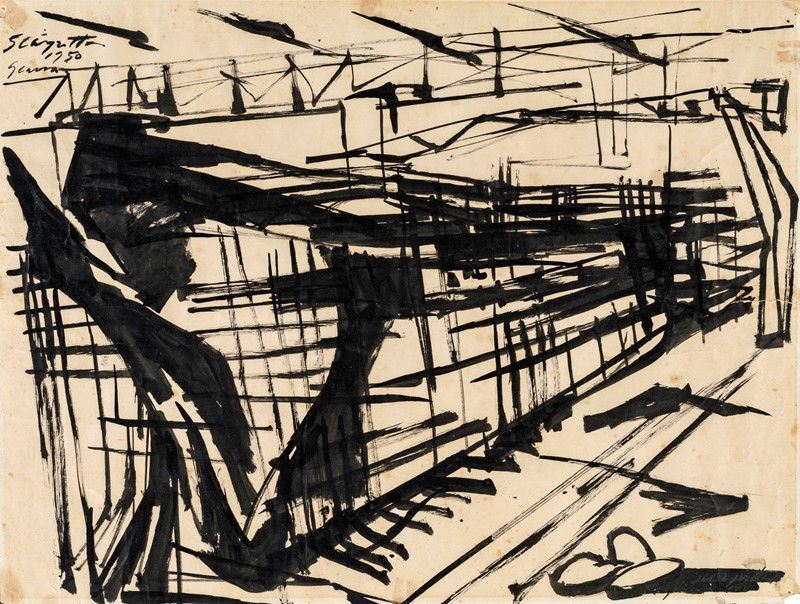 Salvatore Scarpitta - Paesaggio di Periferia