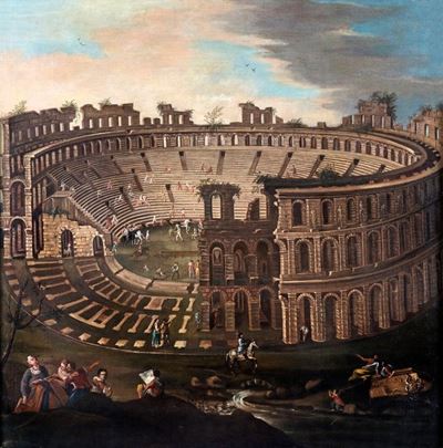 Veduta del Colosseo