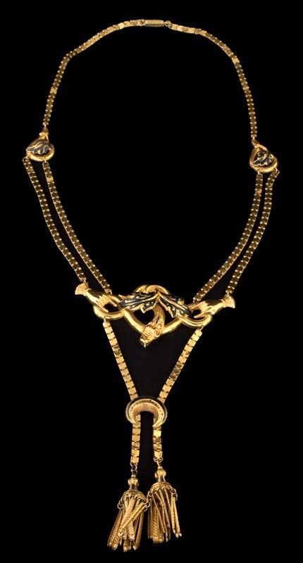 Catena borbonica in oro giallo