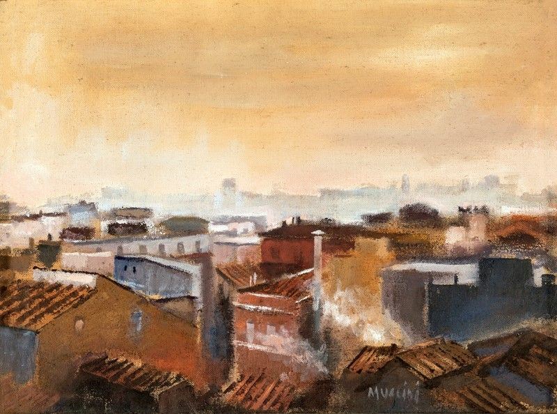 Marcello Muccini - Tetti di Roma