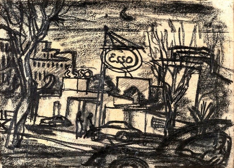 Luigi Bartolini - Distributore di Benzina Esso