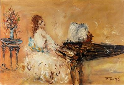 Ragazza al Pianoforte