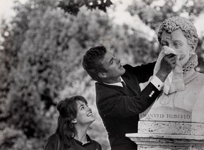 John Garko (giovanni Garcovic) ai Giardini di Villa Borghese