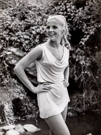 Virna Lisi sul Set del Film "romolo e Remo", 1961