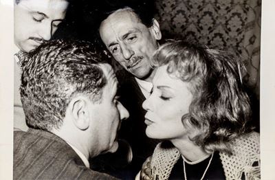 Eduardo De Filippo con Paolo Stoppa e Isa Miranda, 1952