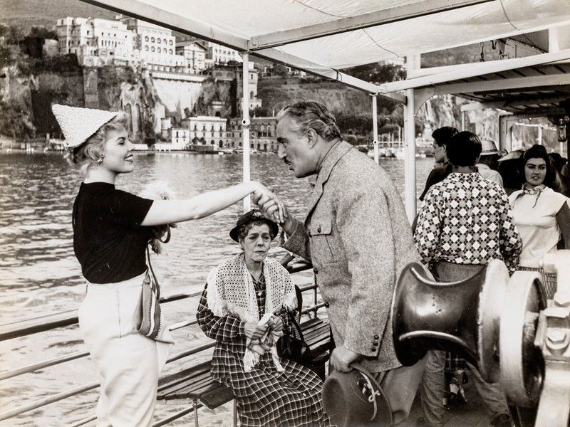Giovanni Battista Poletto - Vittorio De Sica, Yoka Berretty e Tina Pica, 1955