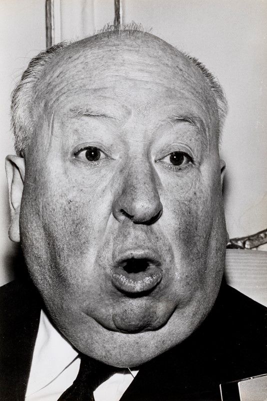 Jean-pierre Laffont - Lotto di Due Fotografie Ritraenti Alfred Hitchcock, 1969