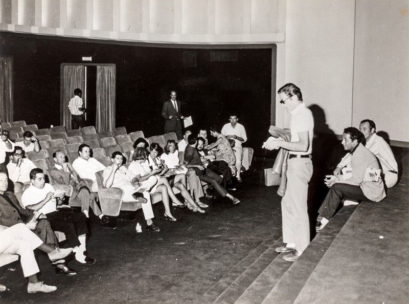 Pier Paolo Pasolini alla XXIX Mostra del Cinema di Venezia, 1968