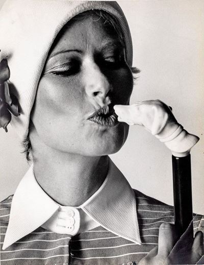 Lotto di Tre Fotografie Realizzate per L'alta Moda