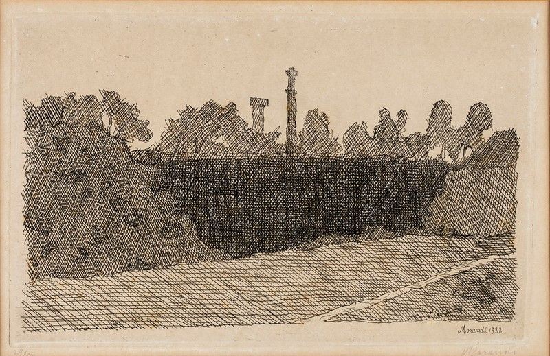 Giorgio Morandi - Veduta della Montagnella di Bologna