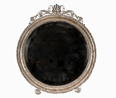 Specchio da Toletta in Argento
