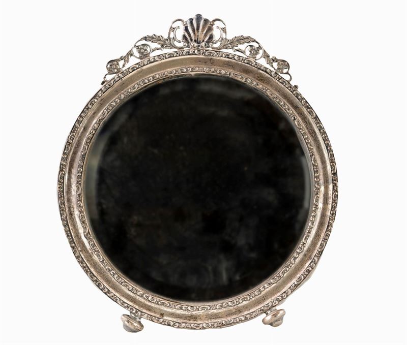Specchio da Toletta in Argento