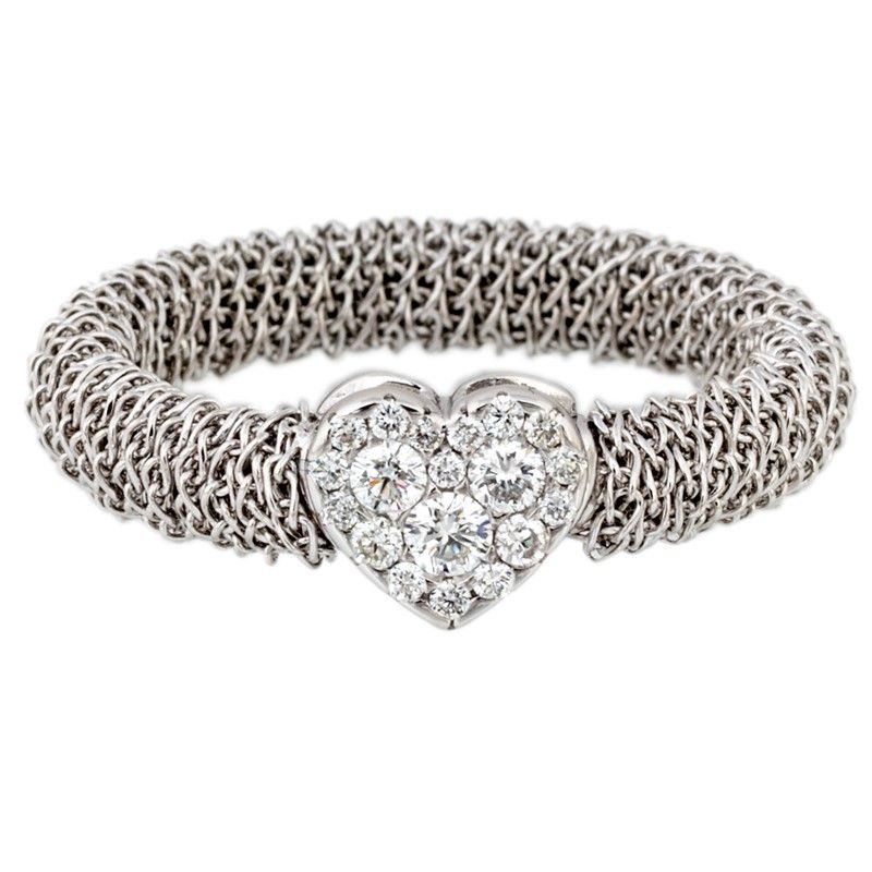 Anello a Cuore con Brillanti