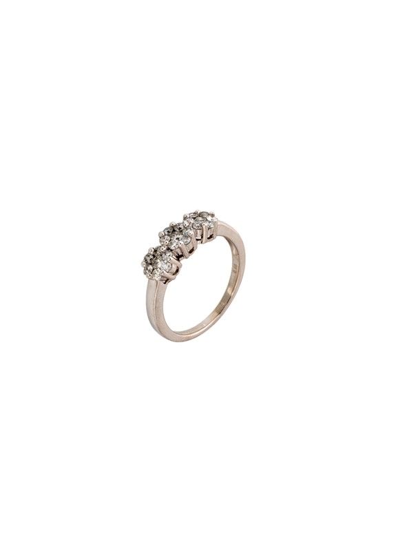 Anello Trilogy con Brillanti