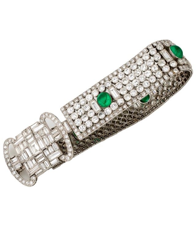 Bracciale in Platino Art Deco