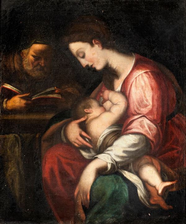 Luca Cambiaso - Sacra Famiglia (o Madonna del latte)