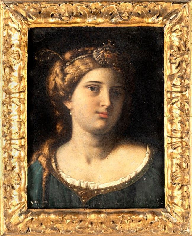 Antiveduto Gramatica - Busto di Fanciulla con Gioiello.