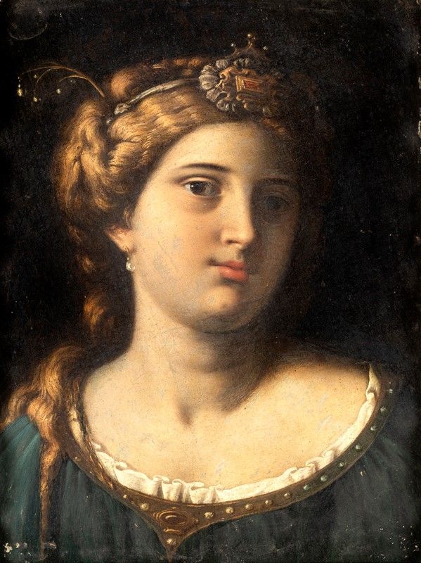 Antiveduto Gramatica - Busto di Fanciulla con Gioiello.