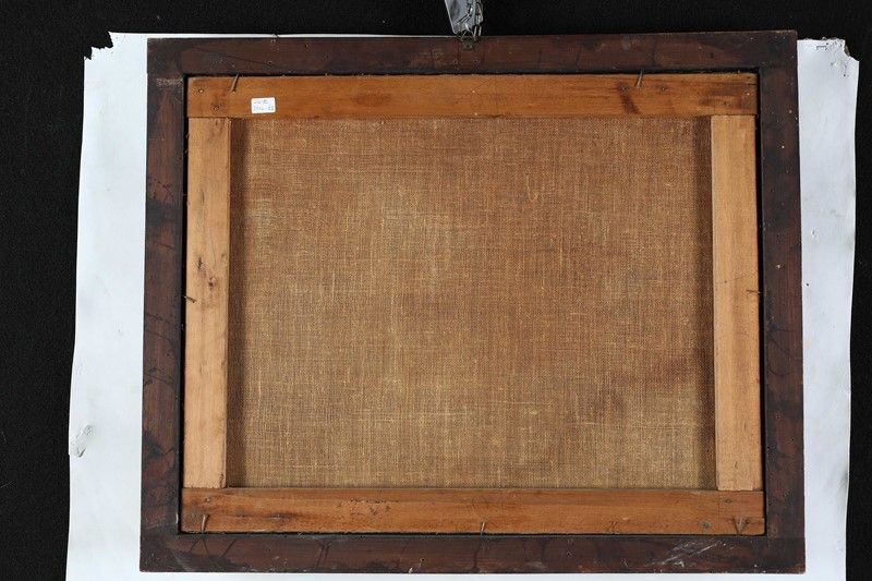 Scuola Italiana del XVIII Secolo - Paesaggio Col Gioco del Saltacavallo