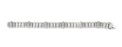 Bracciale in Oro Bianco e Brillanti
