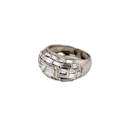 Fascione con Diamante Taglio Smeraldo