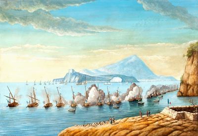 Veduta della Battaglia nel Canale di Procida