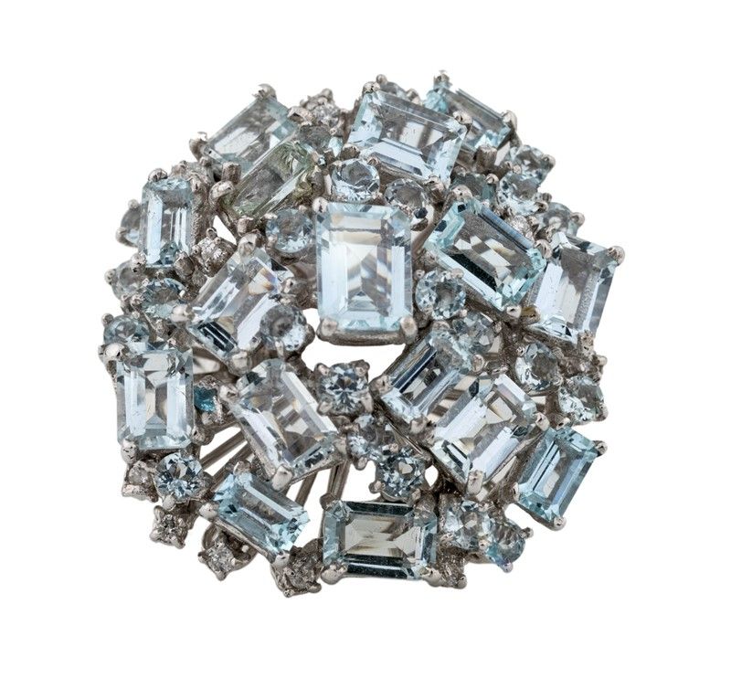 Anello con Acquamarina