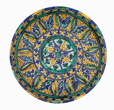 Alzata in Maiolica