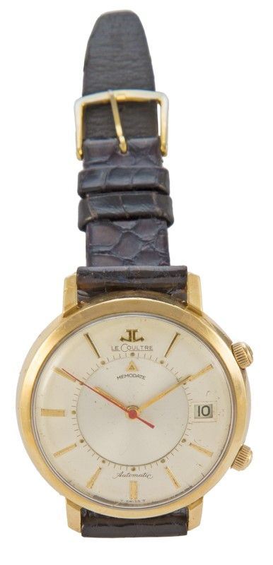 Orologio le Coultre Oro Giallo Cinturino Pelle