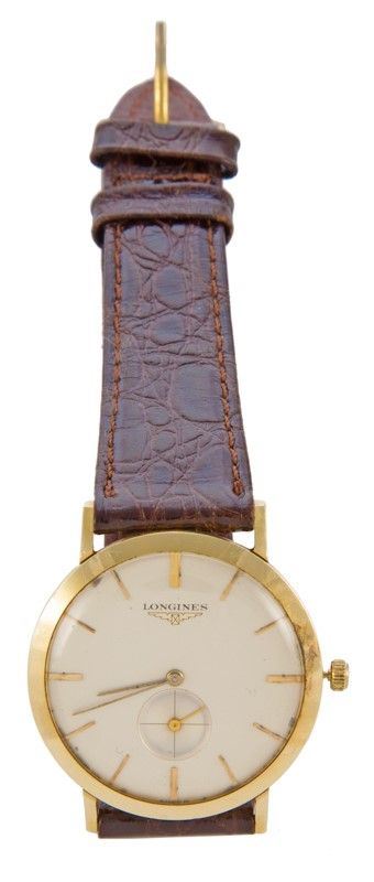 Orologio Longines in Oro Giallo Cinturino in Pelle
