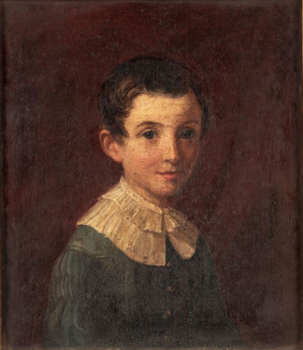 Anonimo del XIX secolo - Ritratto di bambino