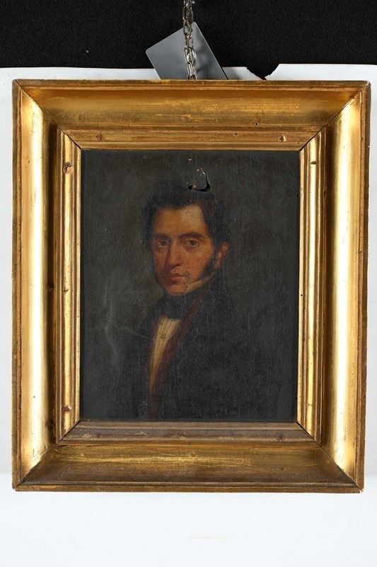 Anonimo del XIX Secolo - Ritratto di Gentiluomo