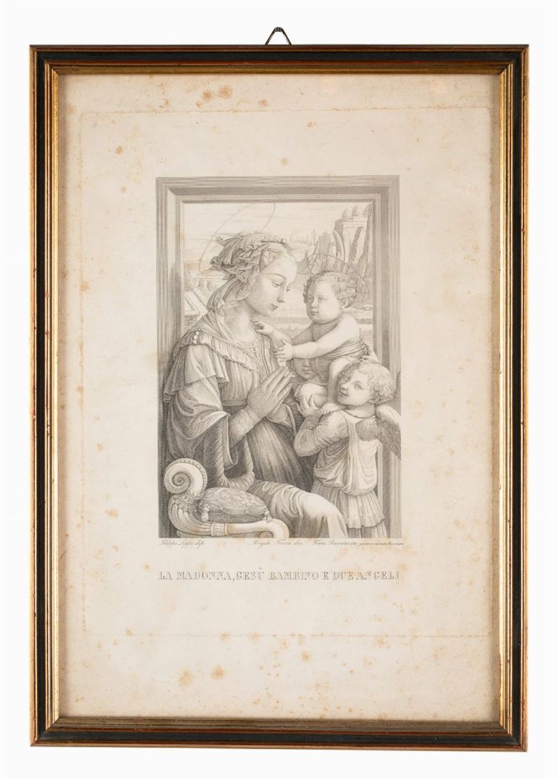 Madonna Col Bambino e Due Angeli