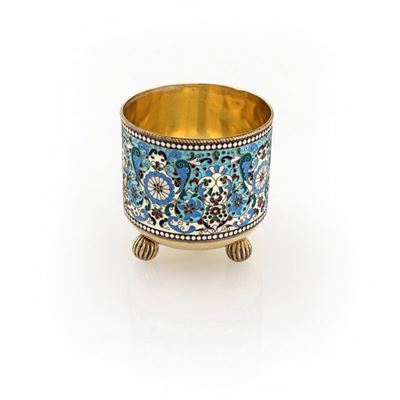 Bicchiere in Argento Dorato
