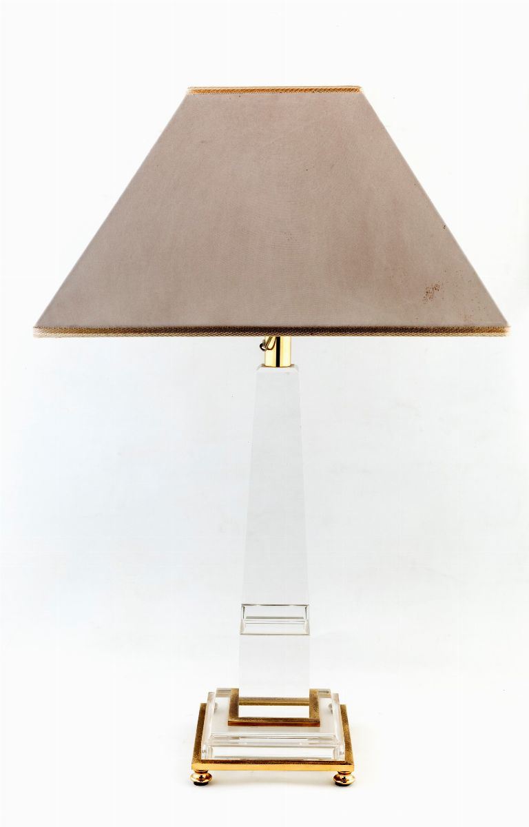 Lampada da Tavolo in Plexiglass