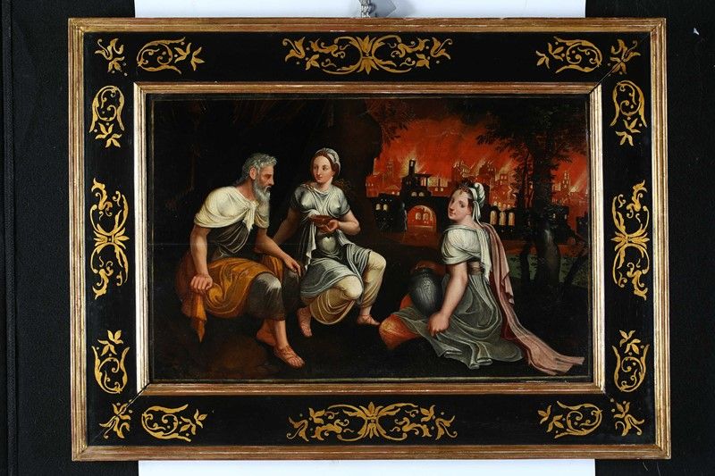 Scuola Fiorentina. XVII Secolo - Loth e le Figlie