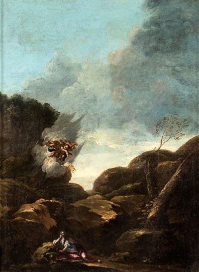 Paesaggio con Santa Maria Maddalena