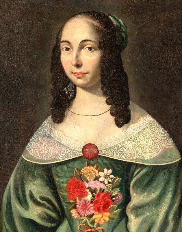 Scuola Lombarda del XVIII Secolo - Ritratto di Gentildonna