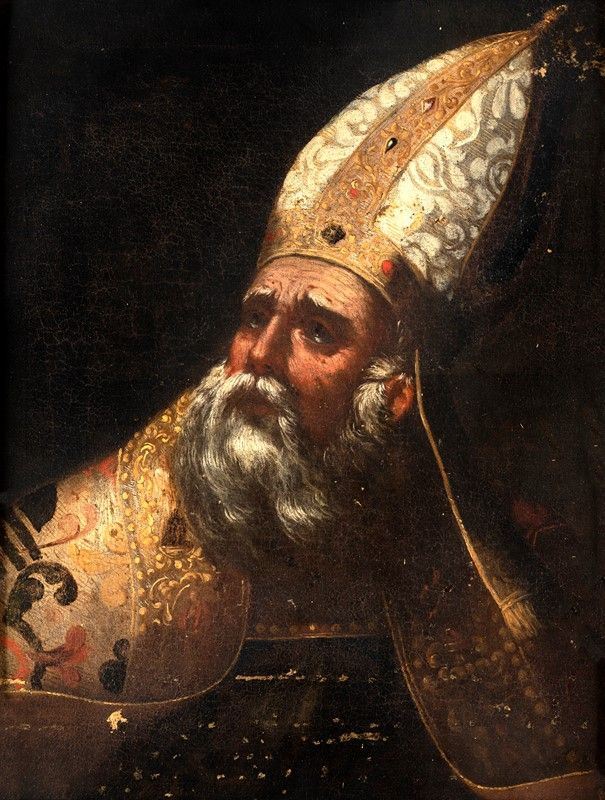 Scuola Veneta del XVIII Secolo - Sant'agostino