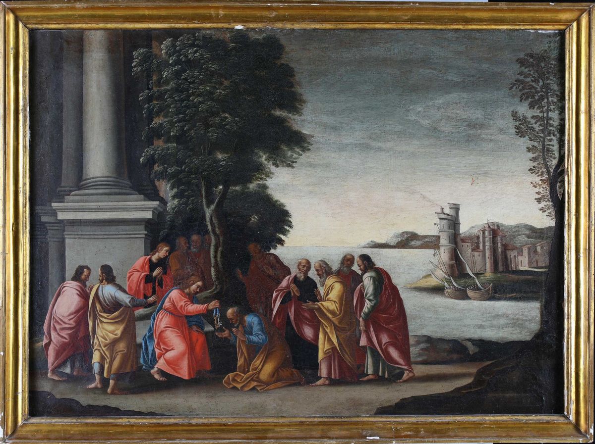 Scuola Italiana del XVIII Secolo - Consegna delle Chiavi All'apostolo Pietro