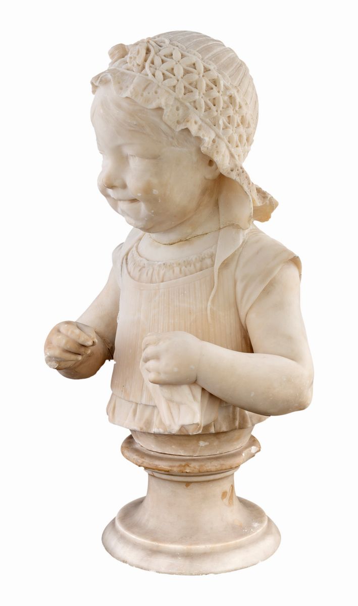 Scultura in Marmo Bianco