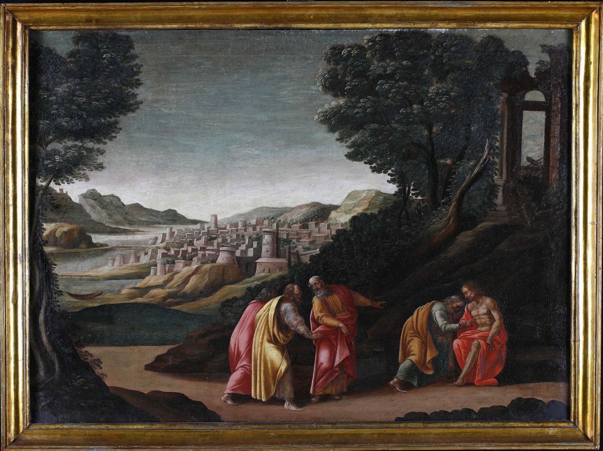 Scuola Italiana del XVIII Secolo - Incredulità di San Tommaso
