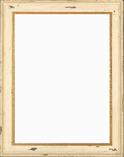 Cornice in Legno Laccato Bianco