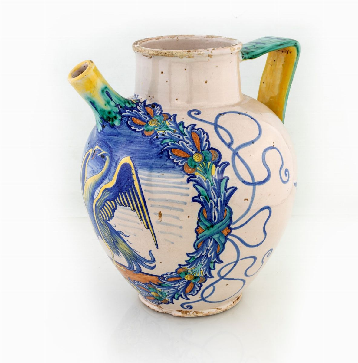 Brocca in Maiolica